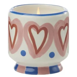 Adopo duftlys roeswood vanilla Hearts rosa