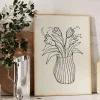Affordable Art Prints poster 30x40 cm vase sketch