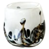 After Rain vase 12 cm hvit m/dekor