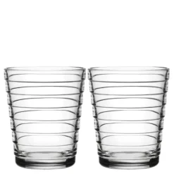 Aino Aalto glass 22 cl 2 stk klar