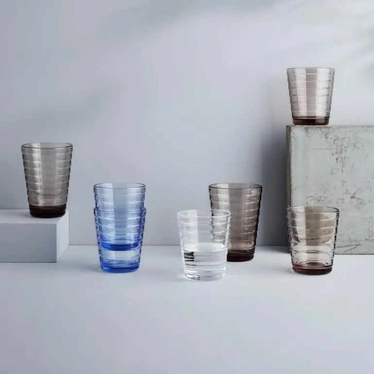 Aino Aalto glass 22 cl 2 stk lin