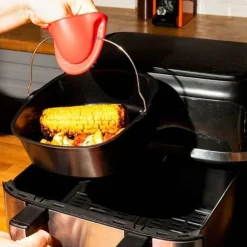 Airfryer ildfast form 21x22 cm svart