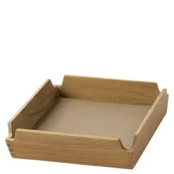 Airy teak brett 18x18 cm Nougat