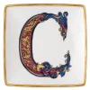 Alphabet skål 12 cm kvadratisk C