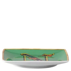 Alphabet skål 12 cm kvadratisk N