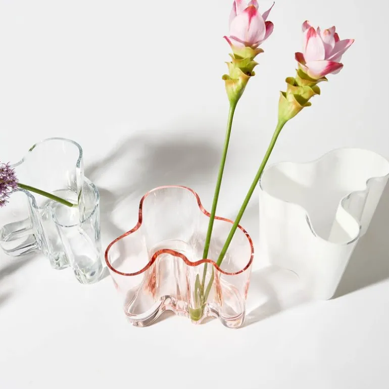 Alvar Aalto Collection vase 16 cm lakserosa