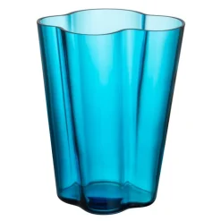 Alvar Aalto vase 27 cm turkis