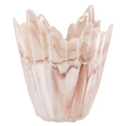 Alvo telysholder 12,5 cm rosa/hvit