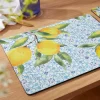 Amalfi bordbrikker 40x30 cm 4 stk lemons