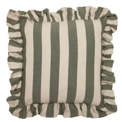 Amalia putetrekk 48x48 cm mørkegrønn