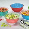 AMICI skål 85 cl 18 cm rombe blå