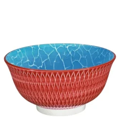 AMICI skål 50 cl 15,5 cm rombe rød