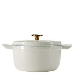 Ampezzo støpejernsgryte 5,6 L hvit