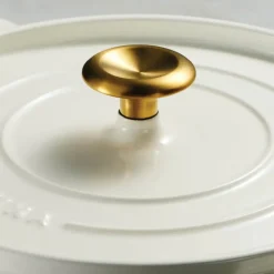 Ampezzo støpejernsgryte 5,6 L hvit