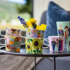 Anette Moi krus 27 cl blomster