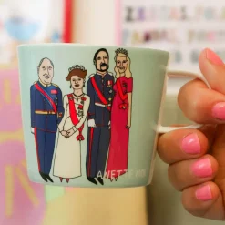 Anette Moi krus 27 cl kongefamilien mintgrønn