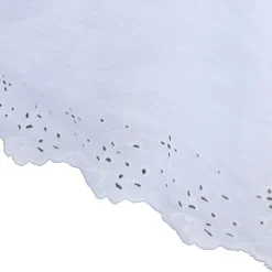 Anglaise duk 220x140 cm hvit