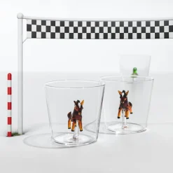 Animal Farm vannglass 35 cl hest