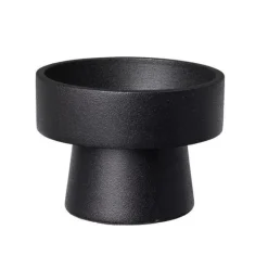 Anker lysestake 8x6 cm svart
