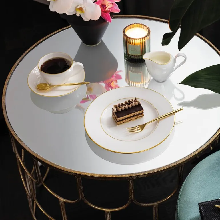 Anmut Gold skål til kaffekopp 15 cm