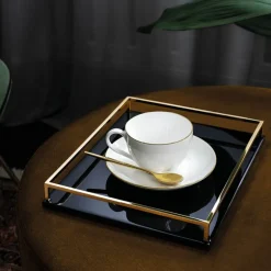 Anmut Gold skål til kaffekopp 15 cm