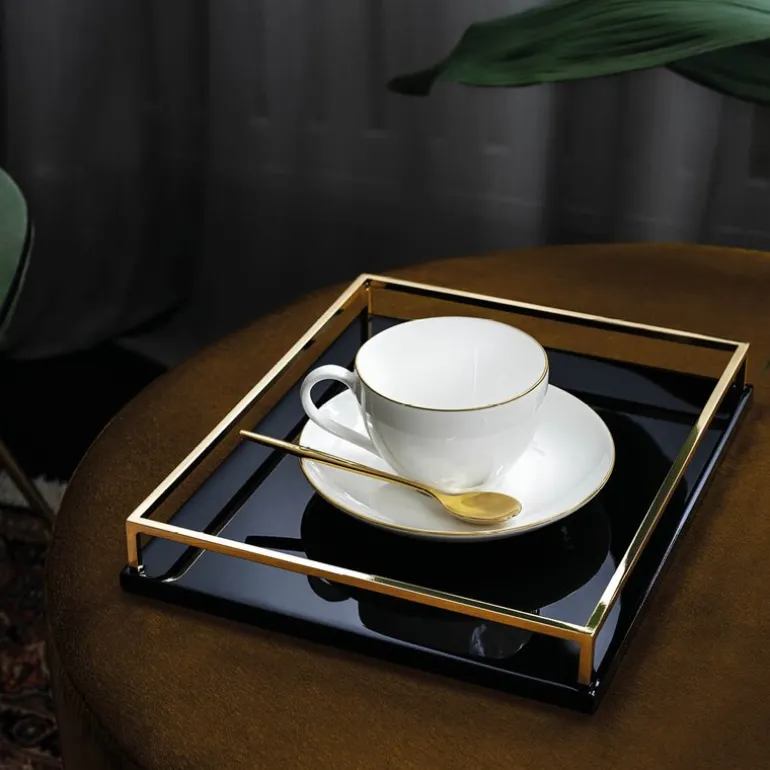 Anmut Gold skål til kaffekopp 15 cm