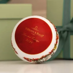 Annual Christmas julekule 2026 18x15 cm