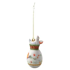 Annual Easter årsutgave 2026 ornament egg 4,5x5x10 cm multi