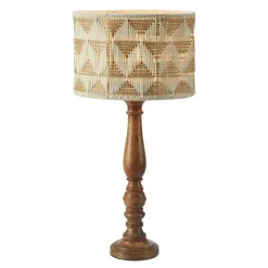 Ano bordlampe 62,5 cm beige/brun