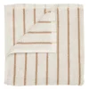 Arto badehåndkle 140x70 cm beige/orange tynne striper