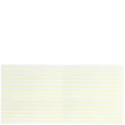 Arto badehåndkle 140x70 cm hvit/gul brede striper