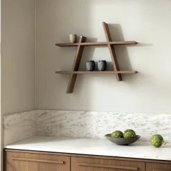 A-shelf hylle stor 67x78 cm ask