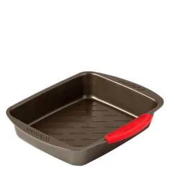 Asimetria ildfast form 20x25 cm mørk grå