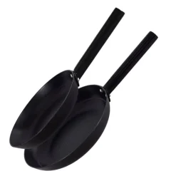 Aska DUO støpejernspanne sett 2 deler 24+28 cm svart