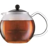 Assam tekanne m/filter 1L svart