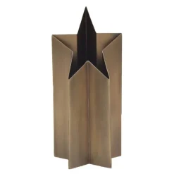 Asteri bordstjerne 27 cm antikk messing