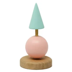 Astrid lite juletre trefigur 12 cm turkis/rosa