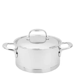 Atlantis 7 gryte med lokk 20 cm 3L rustfritt stål
