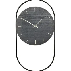 A-wall klokke svart