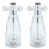 Axia salt- og pepperkvern 14,5 cm 2 deler akryl klar