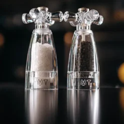 Axia salt- og pepperkvern 14,5 cm 2 deler akryl klar