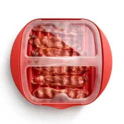 Baconform for tilberedning i mikrobølgeovn 30x28 cm