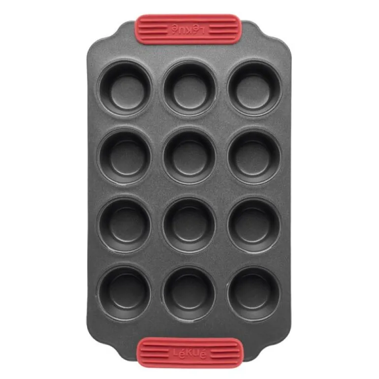 Bakeform for minimuffins 12 hull 36x18 cm keramisk non-stick