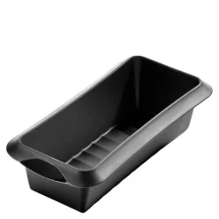 Bakeform i silikon rektangulær 24 cm svart