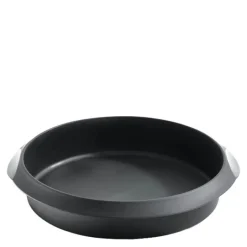 Bakeform i silikon rund 26 cm svart