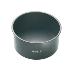 Bakeform med avtakbar bunn 18 cm nonstick grå