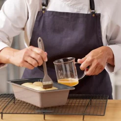Bakepensel 21 cm silikon latte
