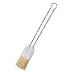 Bakepensel 23,5x3,5 cm rustfritt stål/hvit