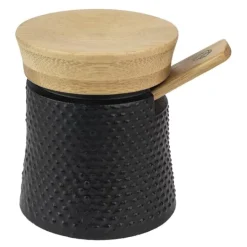 Bali saltkrukke 7x6 cm støpejern