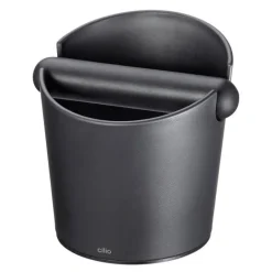 Barista knock box 12 cm svart
